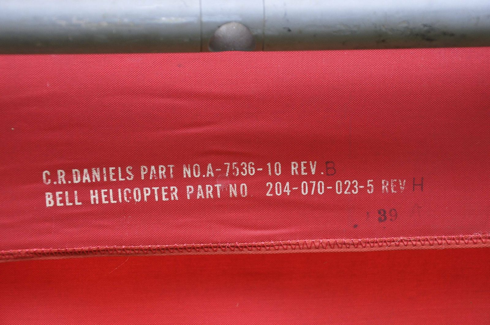 Vietnam U.S Army Bell Huey Gunship Crew Seat photo vinterior