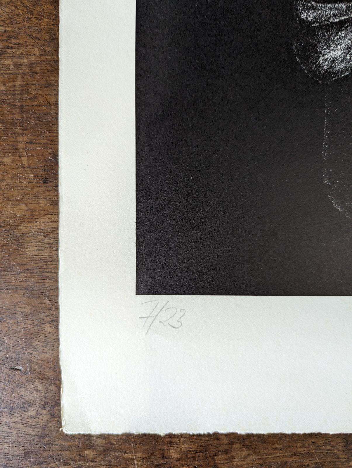Vintage 1973 Signed Limited Edition Abstract Swedish Lithograph, Unframed   Two Faces photo 325.0