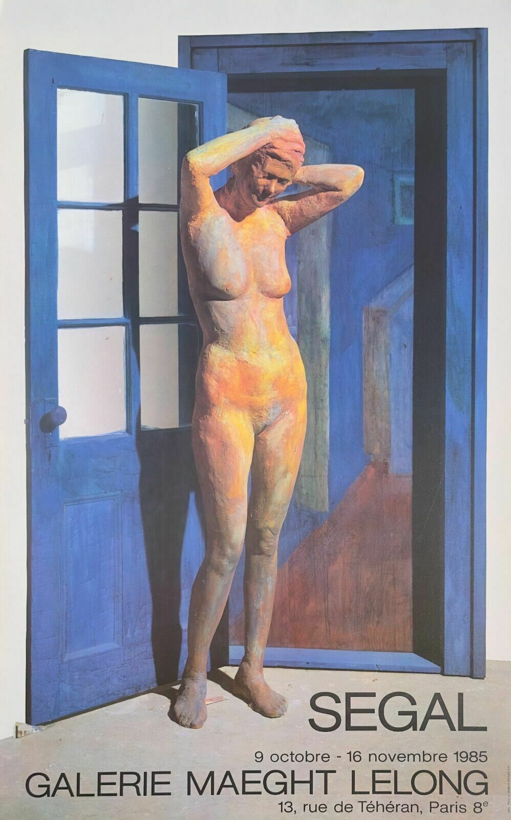 Georges Segal   Vintage Art Poster Exhibition Poster Galerie Maeght Paris 1985
