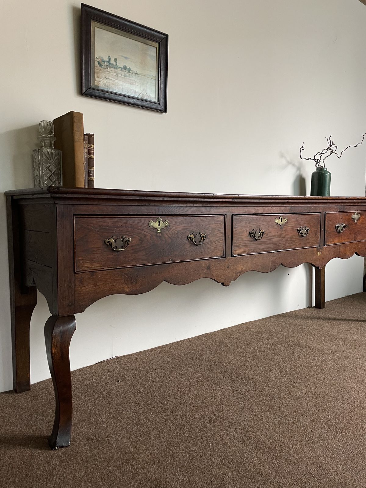 Antique 18th Century Oak Sideboard. photo furniture