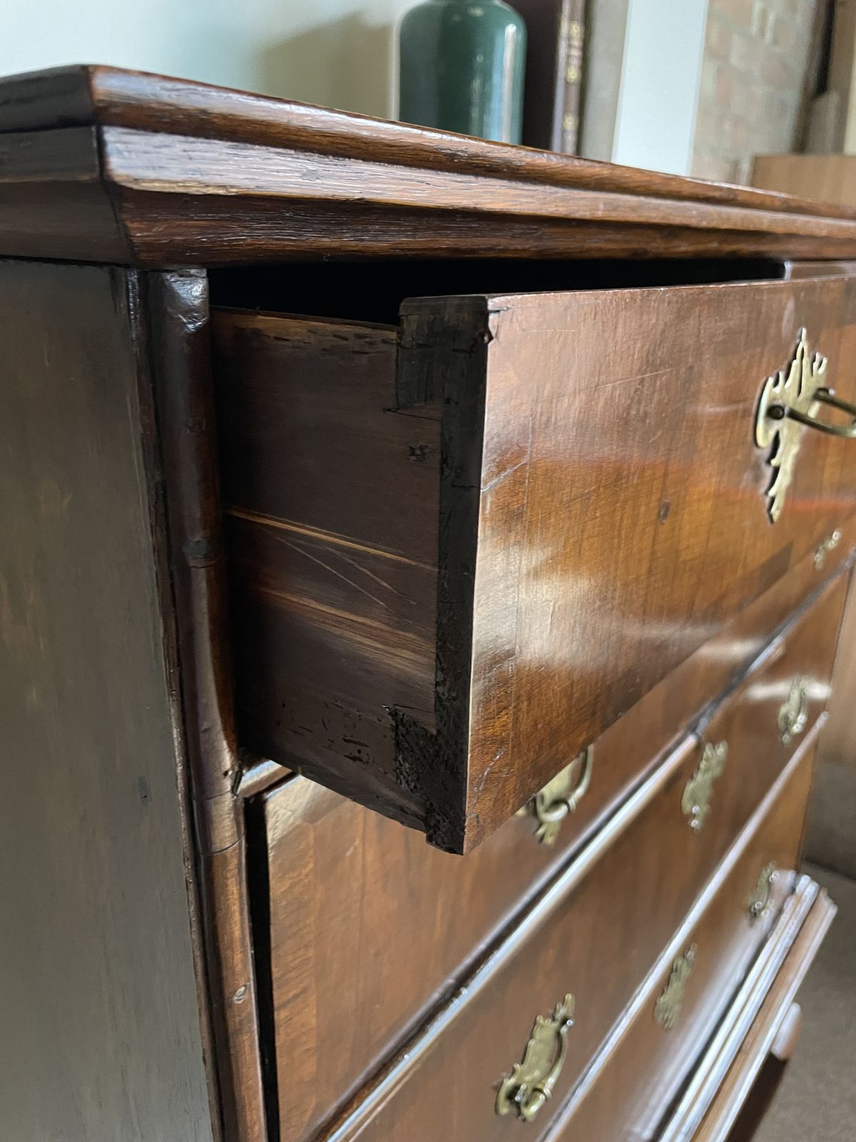 photo furniture An 18th Century Walnut Chest On Stand