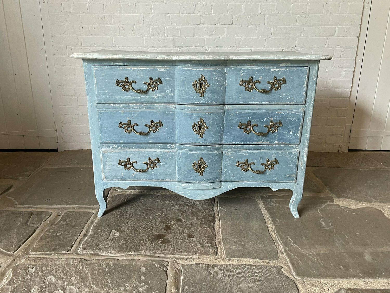 French Painted Commode, 18th Century And Earlier