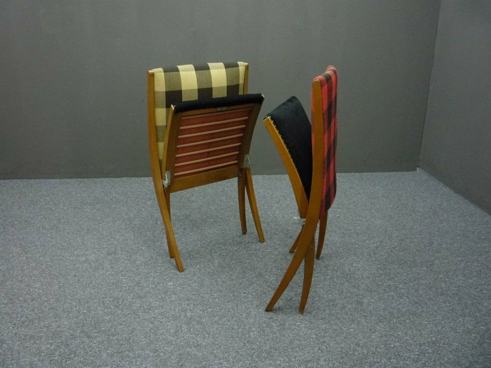 photo vintage Folding Antimott Chairs By Ulrich Hermstrüwerwerwer Für Wilhelm Knoll, 1950s, Set Of 2