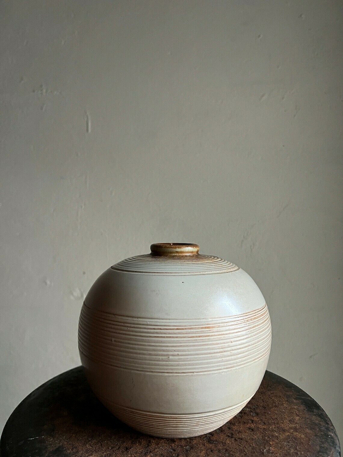 Art Deco Vase | Anna Lisa Thomson | Upsala Ekeby | Sweden | Vintage photo for sale