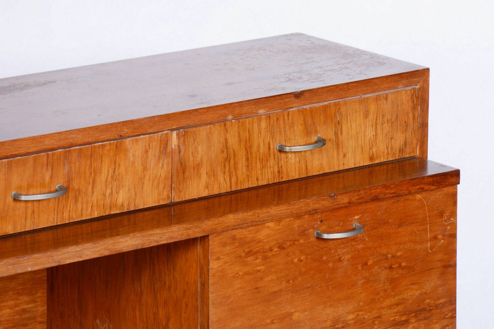 Restored Art Deco Side Cabinet, Palisander, France, Revived Polish, 1920s photo buy
