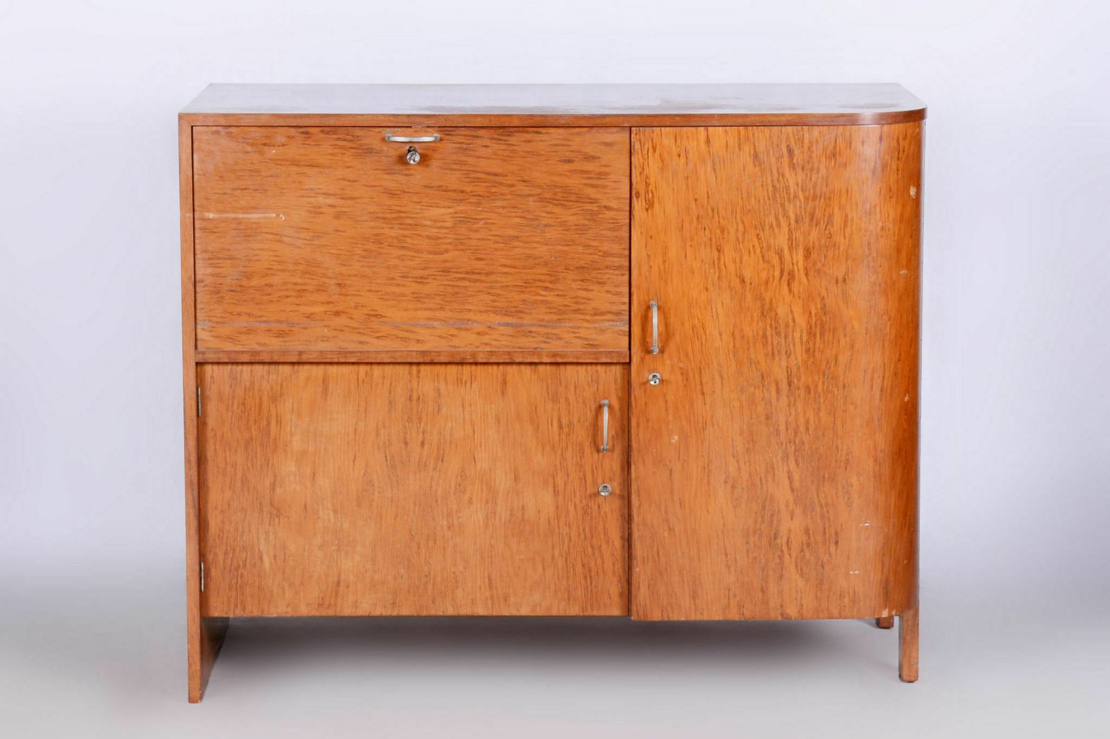 Restored Art Deco Sideboard, Palisander, Revived Polish, France, 1920s photo vintage