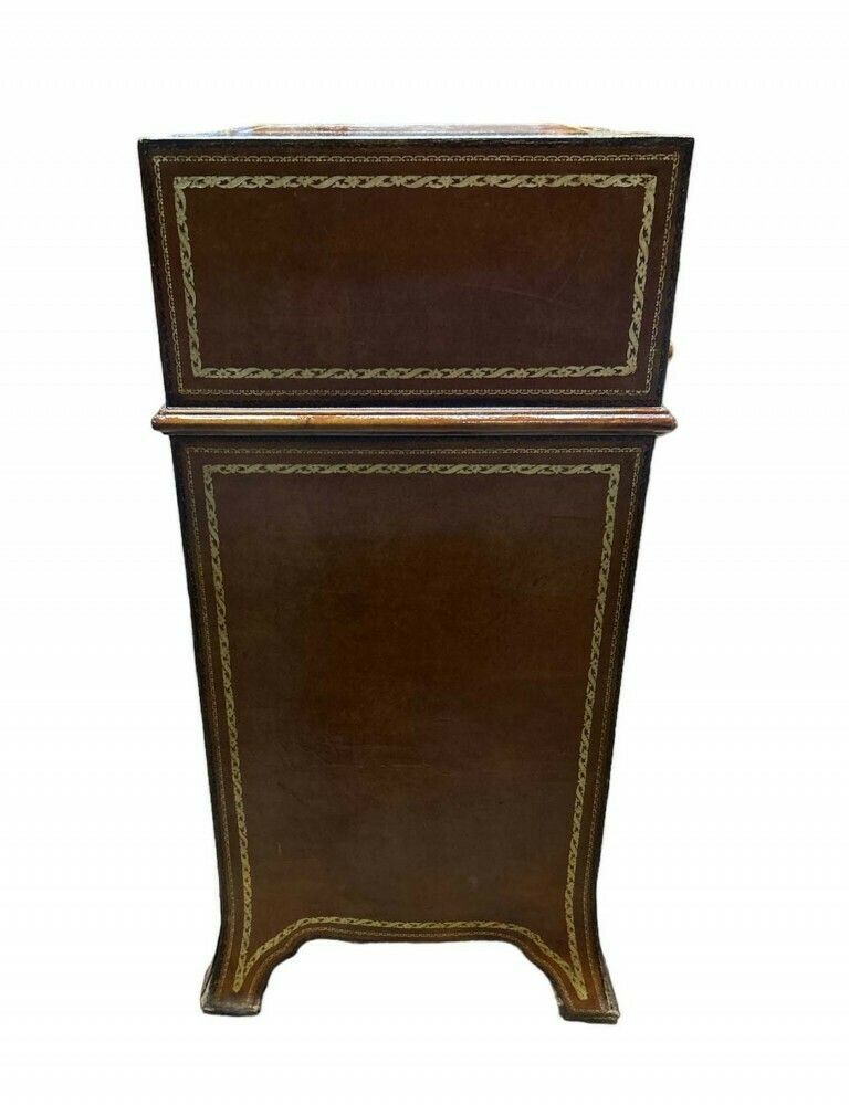 Regency Leather Chest Bureau Desk Writing Companion photo buy