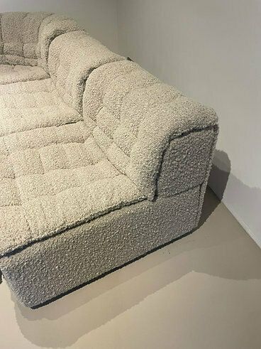 Modulaire Vintage Bouclé Patchwork Bank Van Desede, Ds 11 photo 8500.0