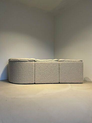 photo vinterior Modulaire Vintage Bouclé Patchwork Bank Van Desede, Ds 11