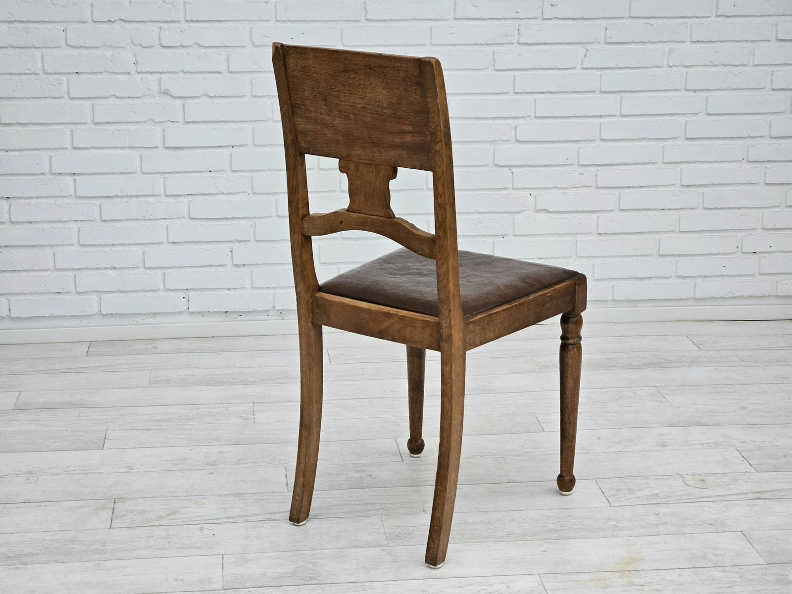 1390.0 1930s, Set Of 6 Scandinavian Chairs, Original Good Condition. photo