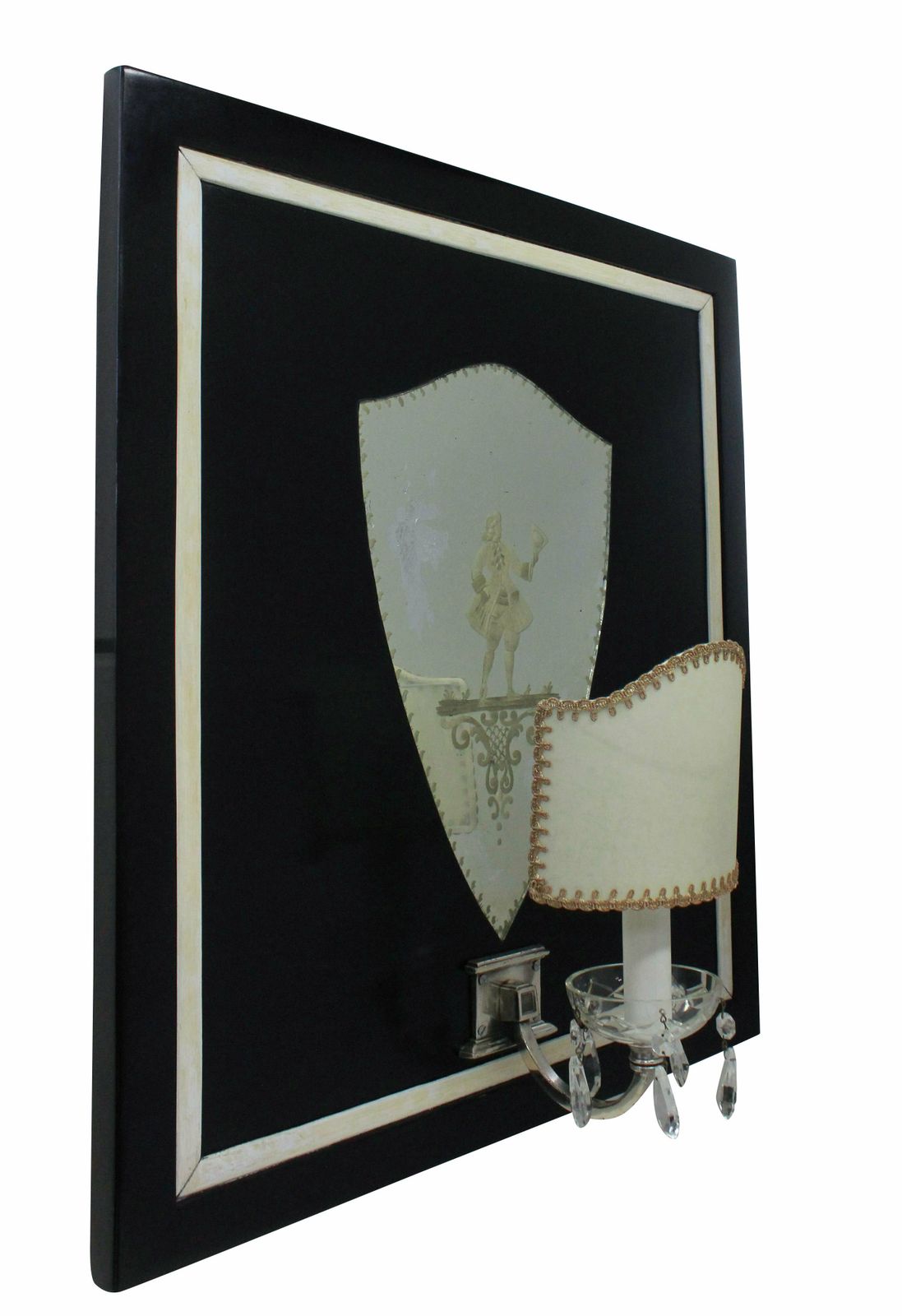 A Pair Of Mid Century Venetian Girandole Wall Sconces photo Lighting