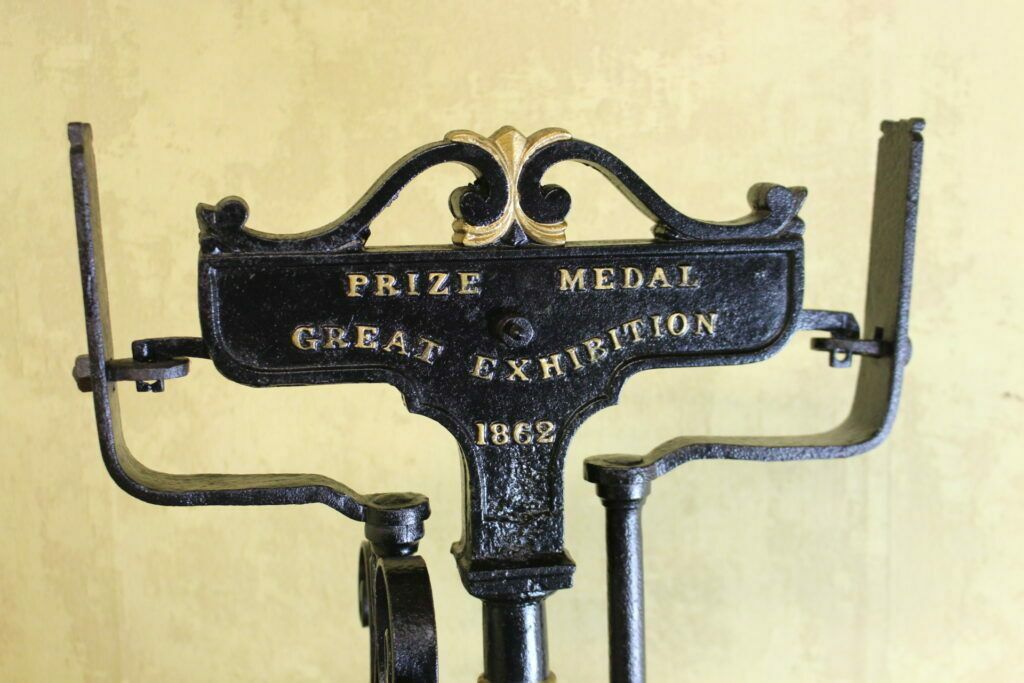 Smart Victorian Butchers Shop Counter Scales With Copper Tray By Day And Millward photo furniture