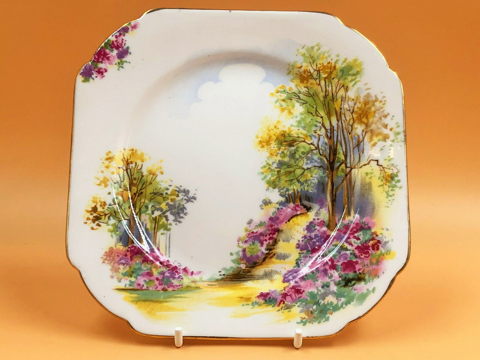 Shelley China England's Charm Cambridge Shape Tea Cup, Saucer And Side Plate Trio. 0188. 823343.   Free Uk Post photo 50.0
