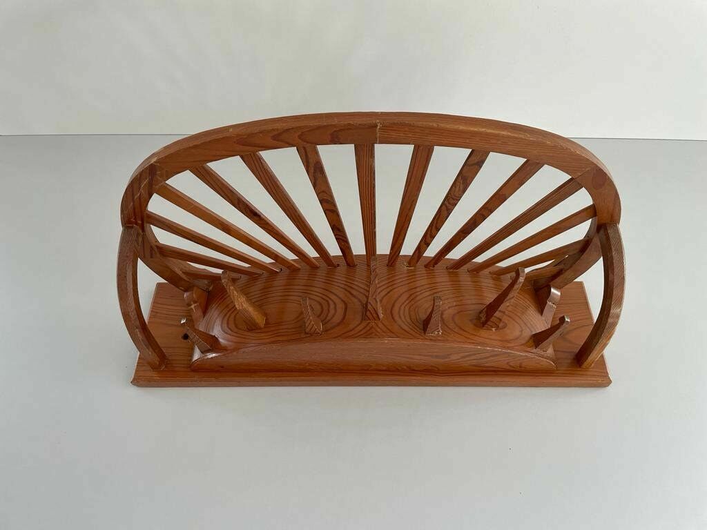 German Craft Wood Clothes Rack With 7 Hanger photo furniture