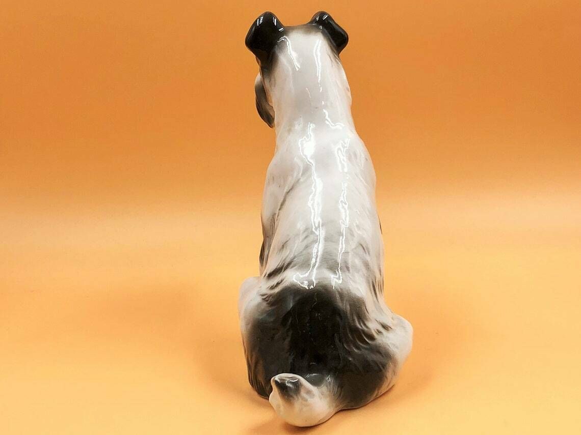 Sitzendorf Porcelain Germany Antique Lakeland Terrier Dog Figurine. photo Art