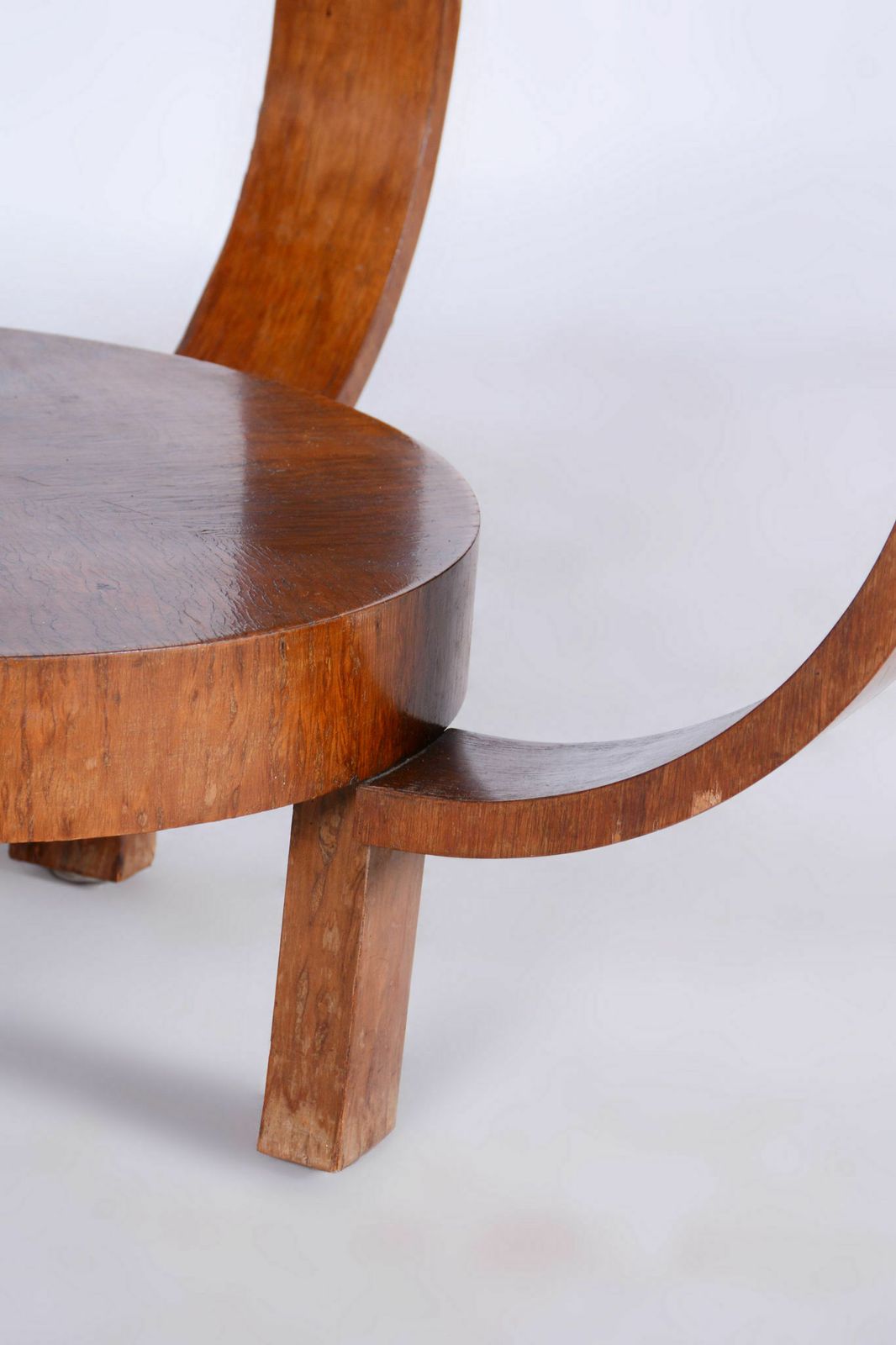 photo for sale Palisander Set With Coffee Table, Art Deco, Restored, France, 1920s