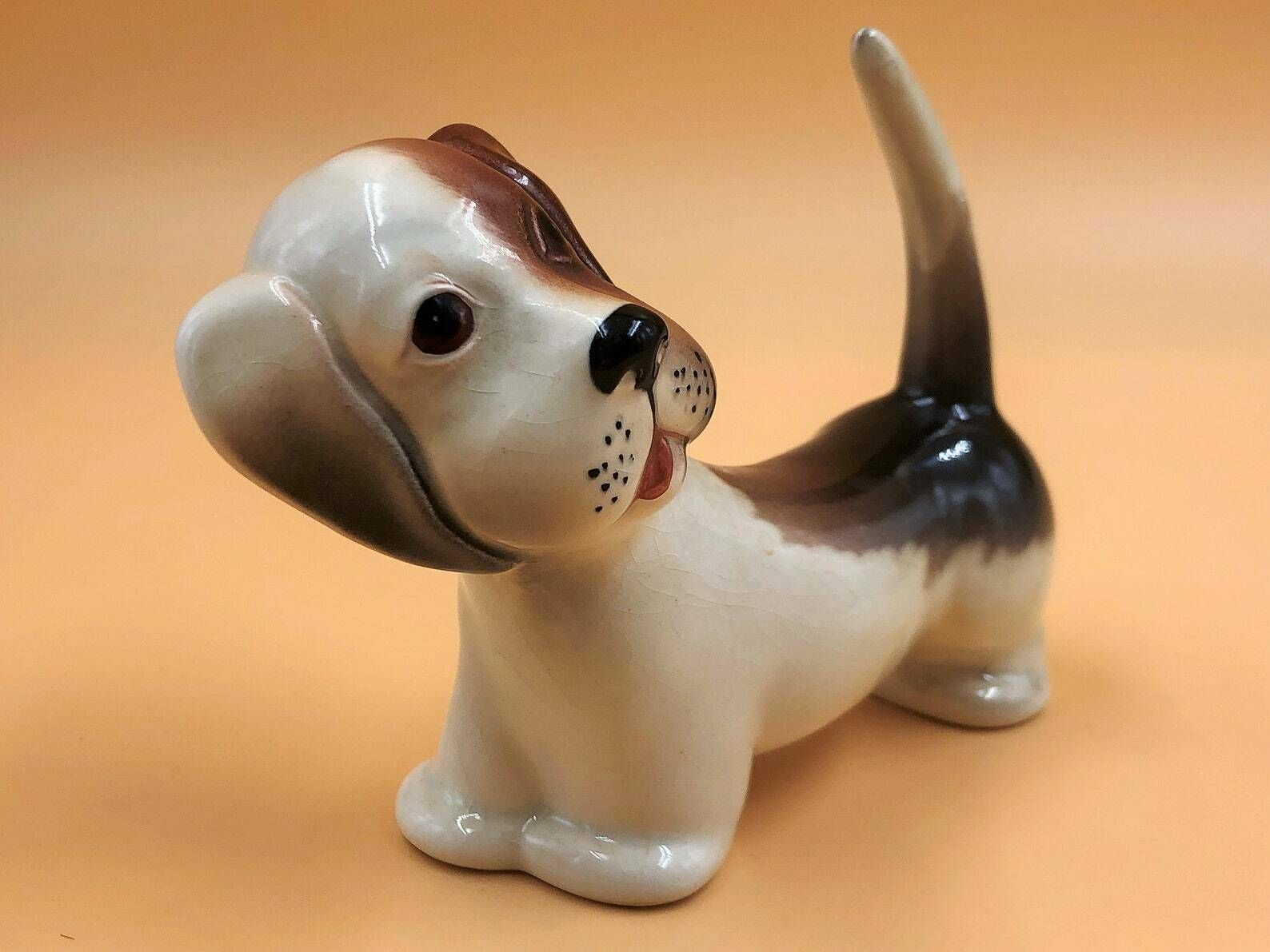 Vintage Beswick Pottery Comical Dachshund Dog Figurine. No. 1088. The Fun Models Series photo for sale