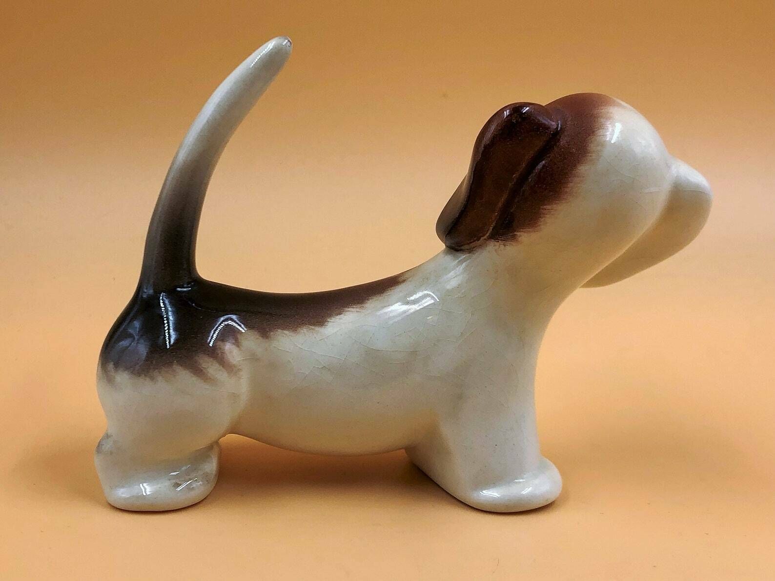 Vintage Beswick Pottery Comical Dachshund Dog Figurine. No. 1088. The Fun Models Series photo 75.0
