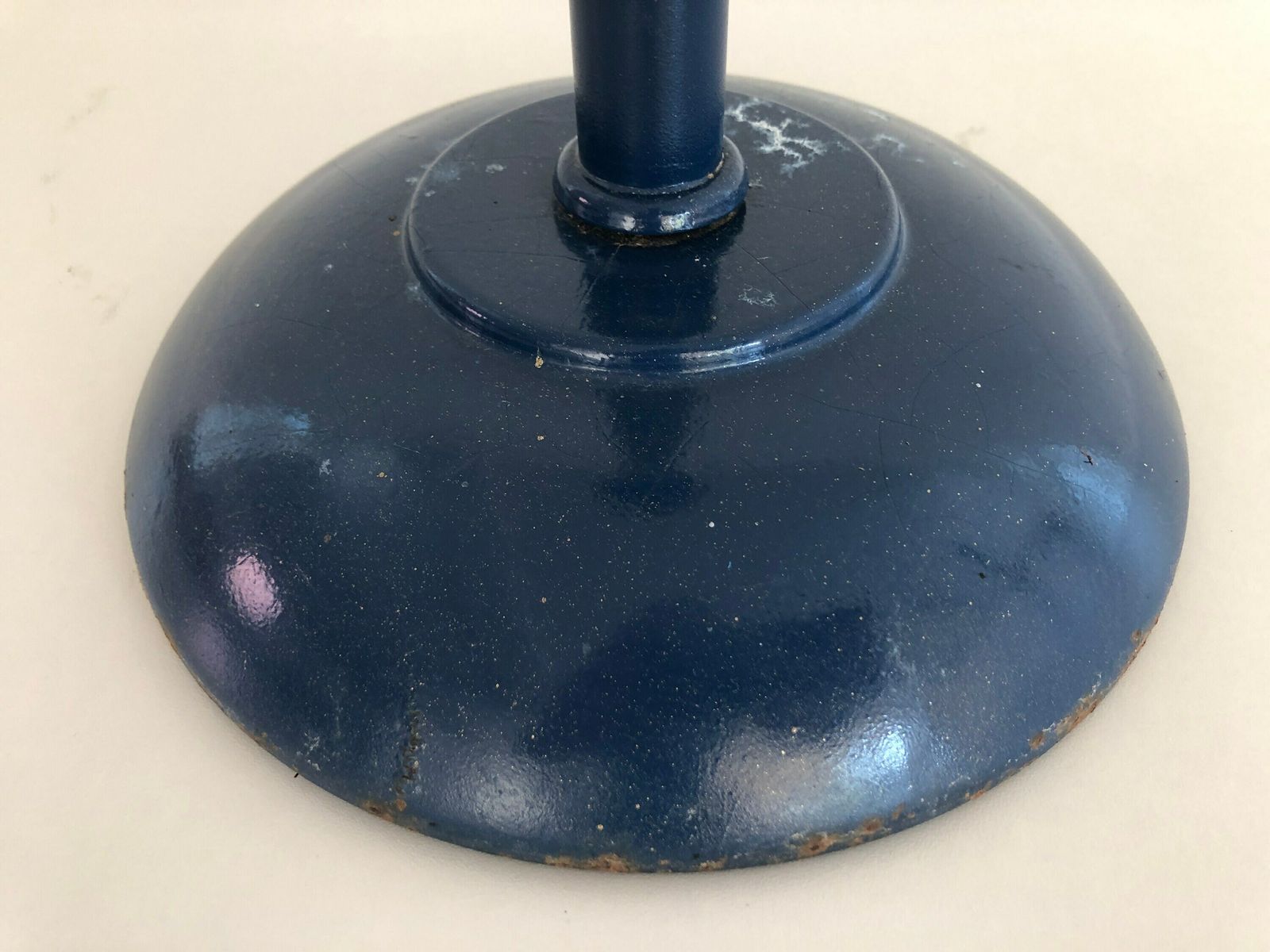Blue Metal Tall Industrial Ashtray, 1970s, Germany photo buy