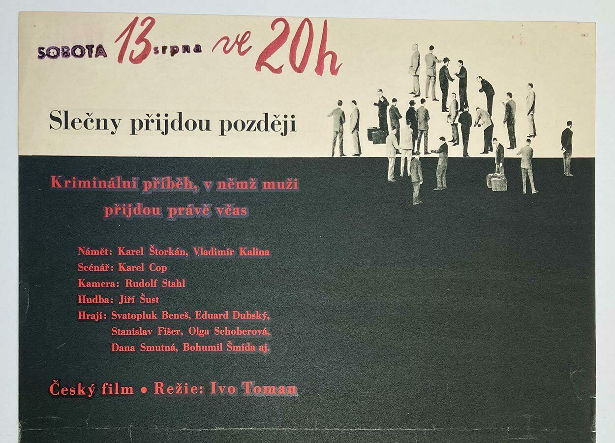 Movie Poster, Girls Are Coming Later, Bedřich Dlouhý, 1966 photo furniture
