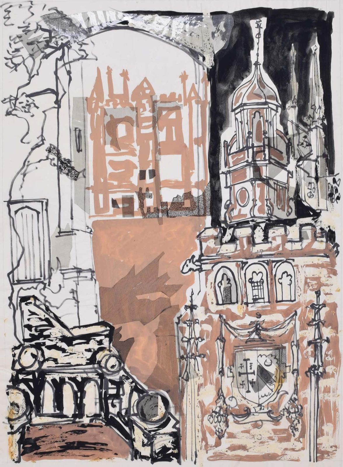 Margaret Souttar Selwyn College, Cambridge I Painting By Margaret Souttar