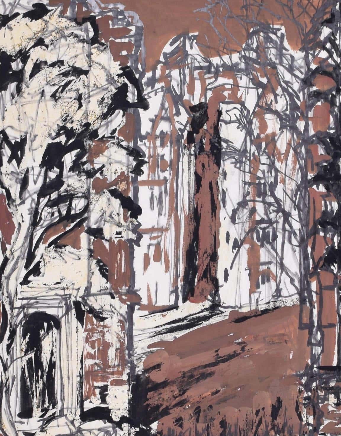 Margaret Souttar Selwyn College, Cambridge II Painting 1960s photo 1375.0