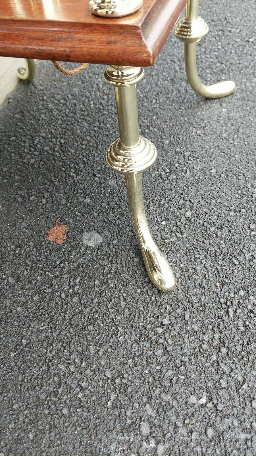 Pair Of Early 20thc Brass Standard Lamps photo 2650.0