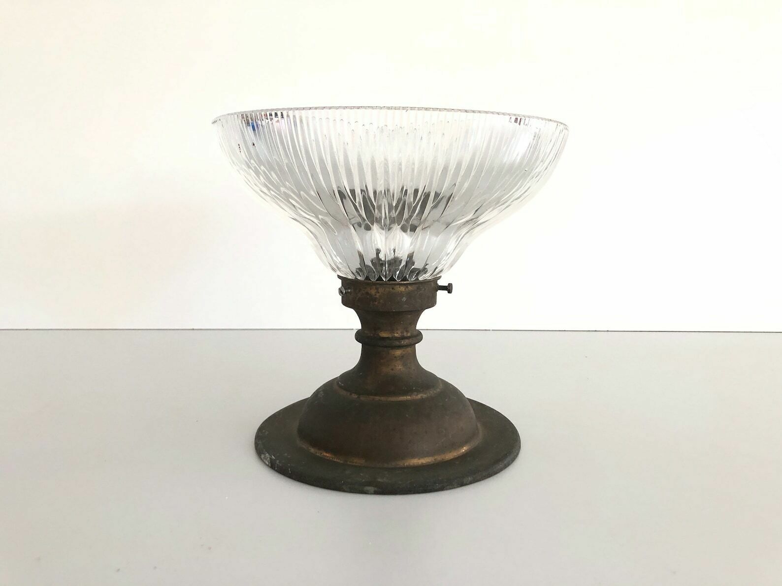 Art Deco Glass Ceiling Lamp, 1940s, Germany photo Lighting