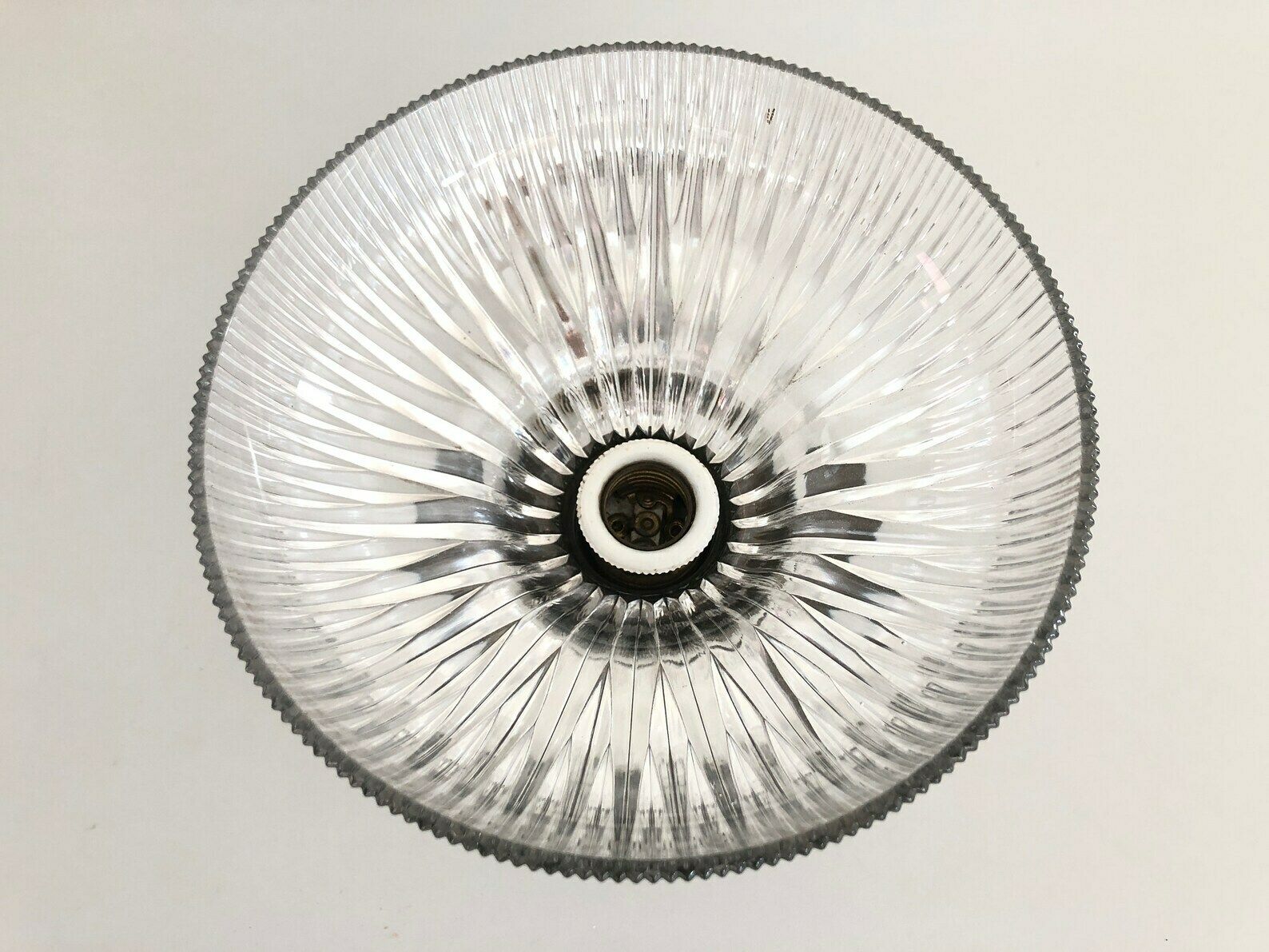 Art Deco Glass Ceiling Lamp, 1940s, Germany photo buy