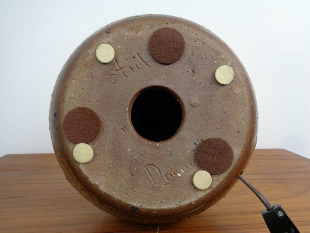 Danish Studio Ceramic Floor Lamp By Mette Løkke Stiil, 1960s photo 780.0