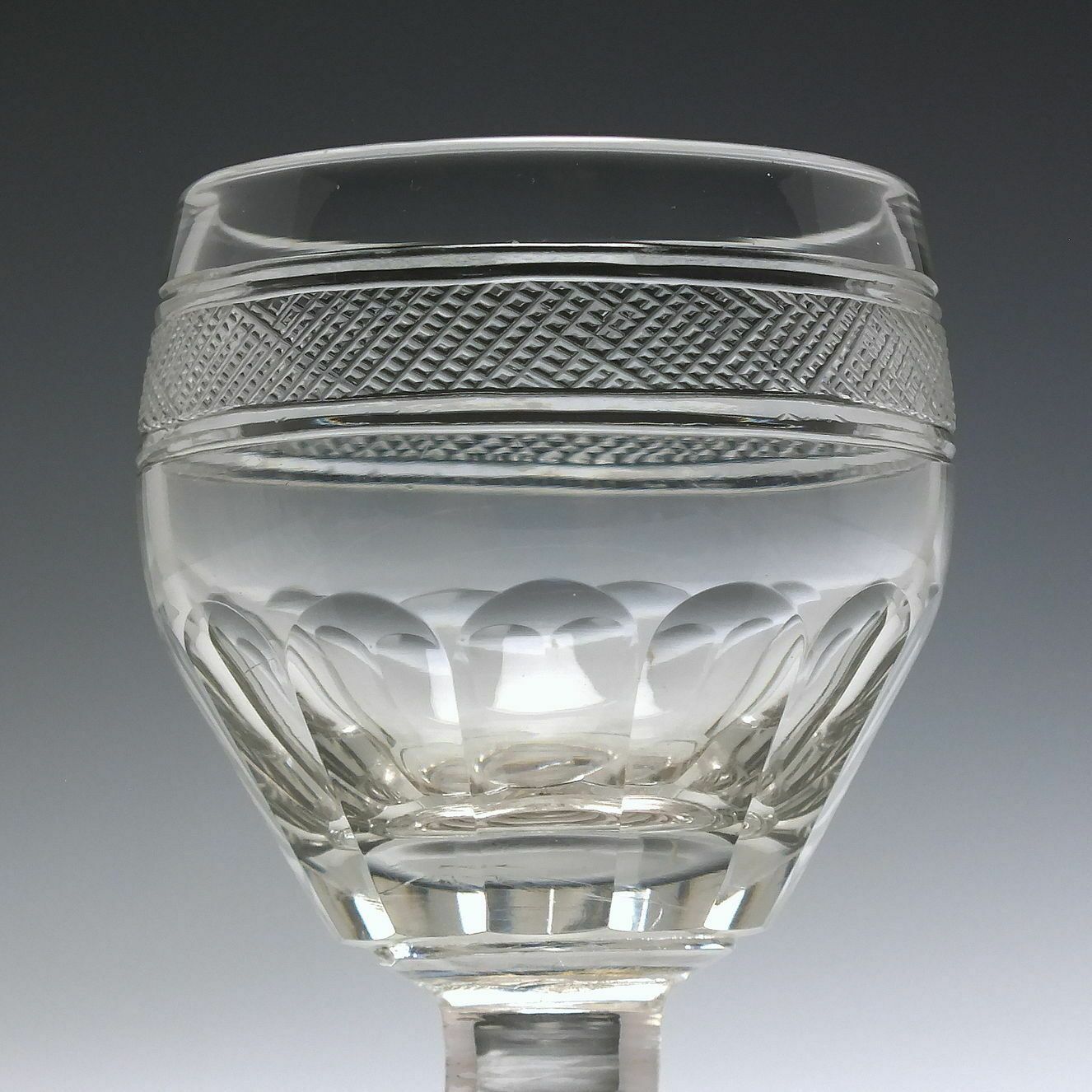 Georgian Regency Anglo Irish Wine Glass C1810 1825 photo for sale