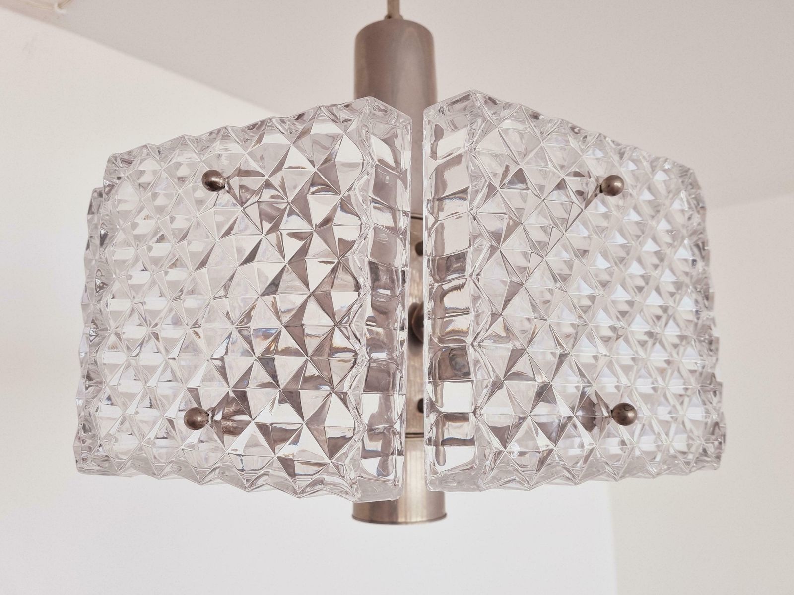 photo for sale Mid Century Chandelier In Style Of Kalmar Austria 1960s