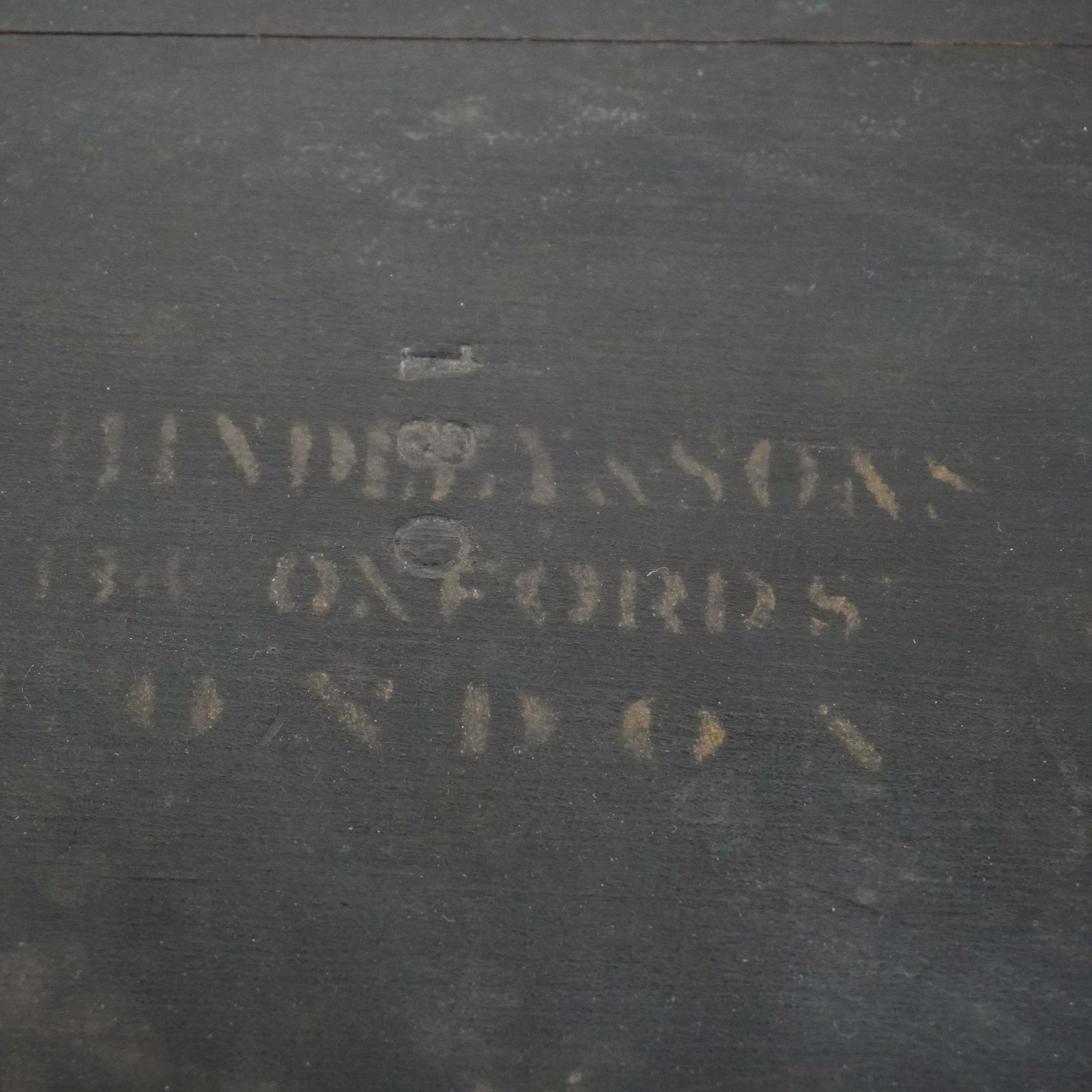 photo furniture Ebonised Side Table By Hindley And Sons.