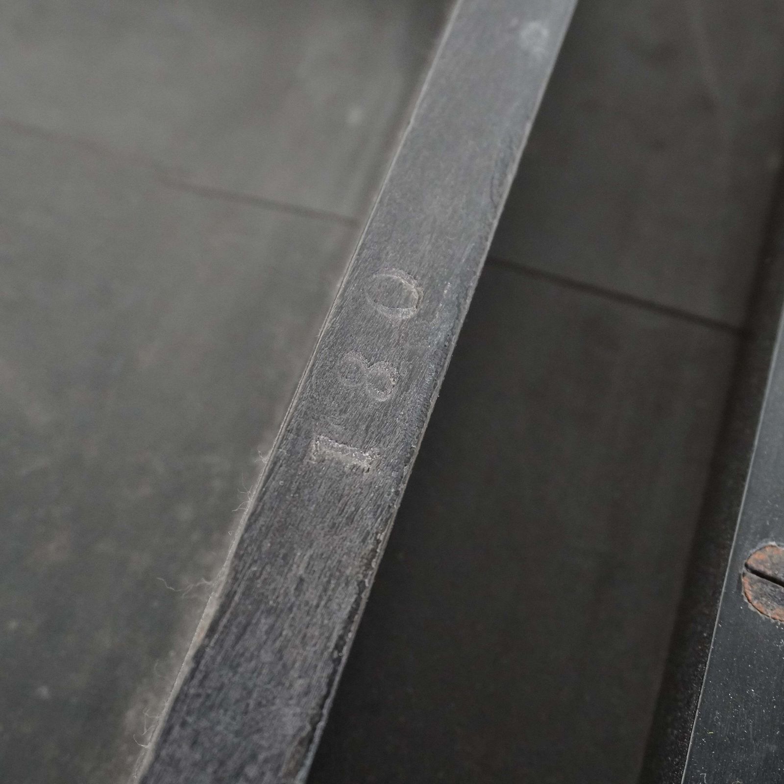Furniture Ebonised Side Table By Hindley And Sons. photo