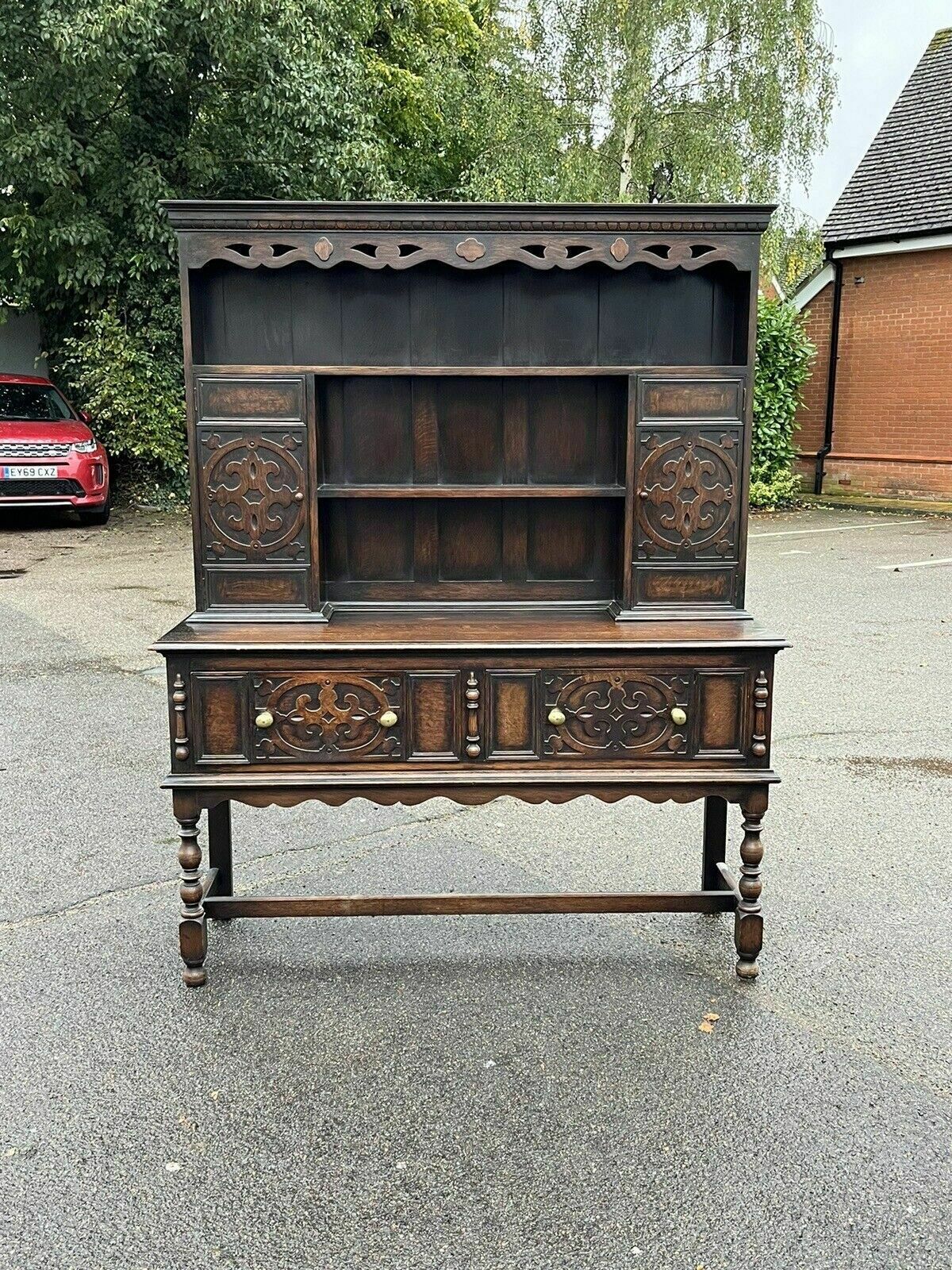 Oak Dresser By Denby & Spinks Of Leeds, Circa 1930's. photo for sale