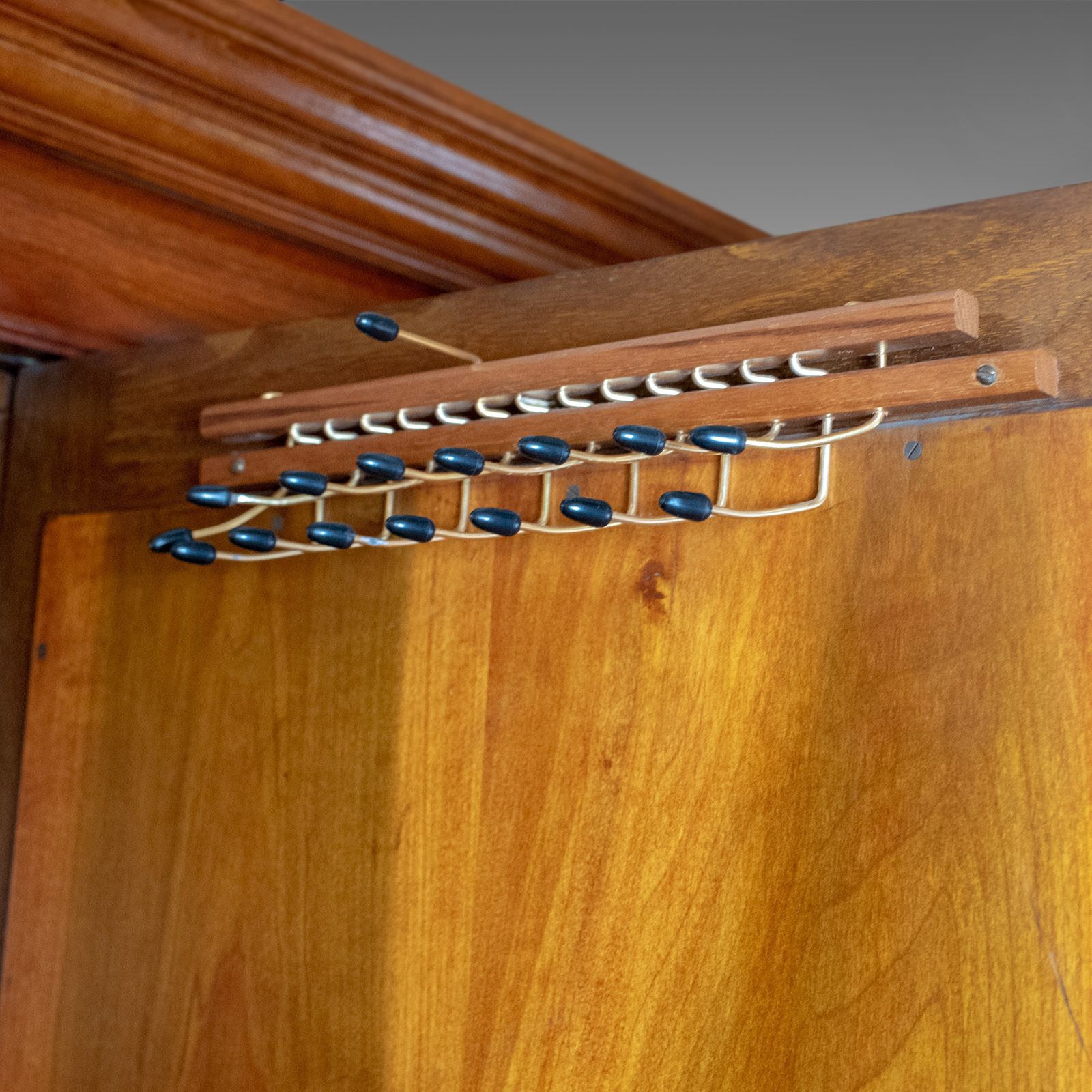 photo furniture Antique Wardrobe, English, Walnut, Compactum, R James Gloucester, Circa 1900