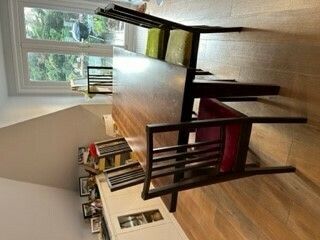 300.0 Birch Dining Table With 6 Ikea Chairs photo