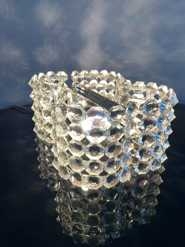 785.0 Italian Glass Wall Lamps, 1980s, Set Of 2 photo