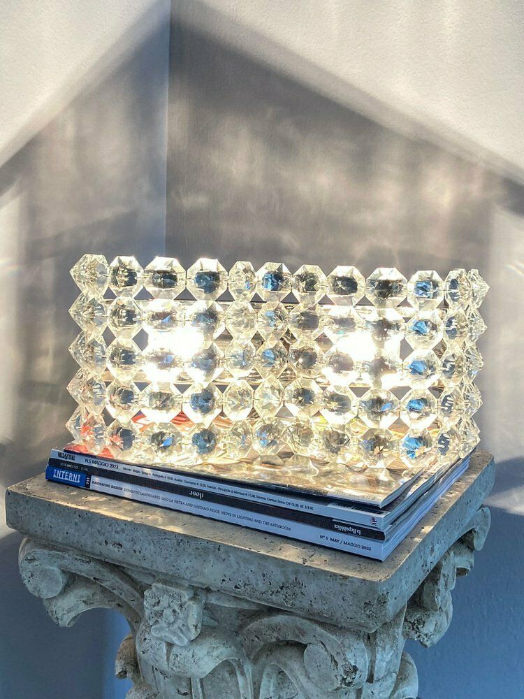 photo vinterior Italian Glass Wall Lamps, 1980s, Set Of 2