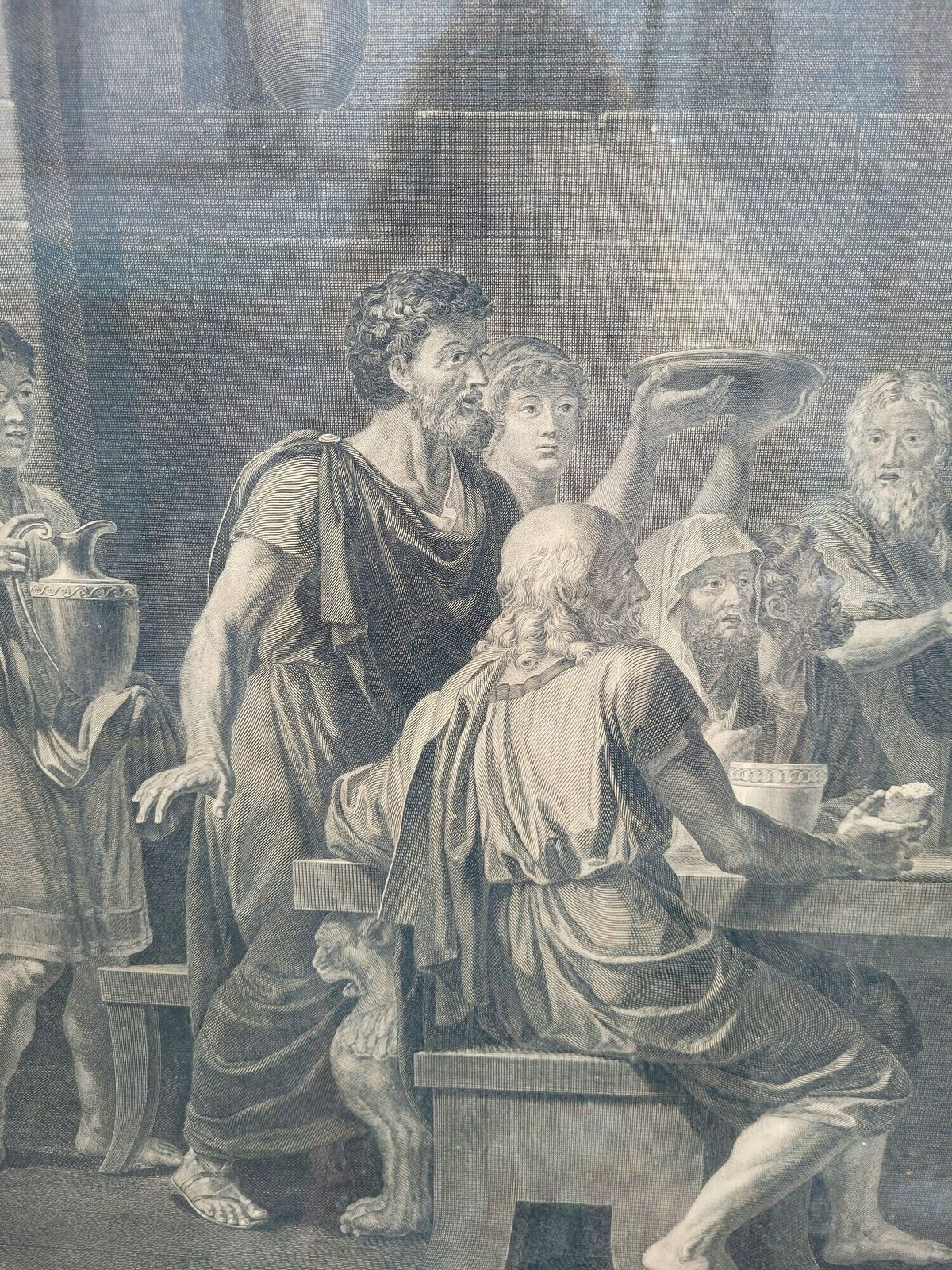 photo vintage Ulysses, Lycurgue, Pair Of Engravings, Late Eighteenth Century Early Nineteenth Century