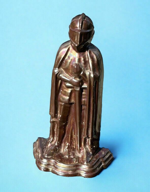 Art Deco Fireside Tools In The Form Of A Knight photo vintage
