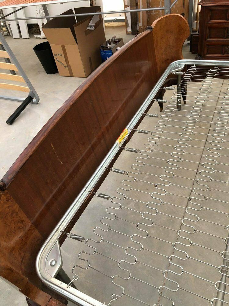 Mid Century Italian Bed Frame, 1940s photo furniture