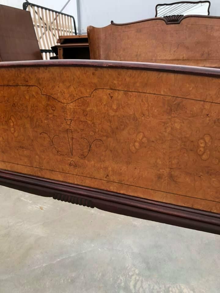 Mid Century Italian Bed Frame, 1940s photo vinterior