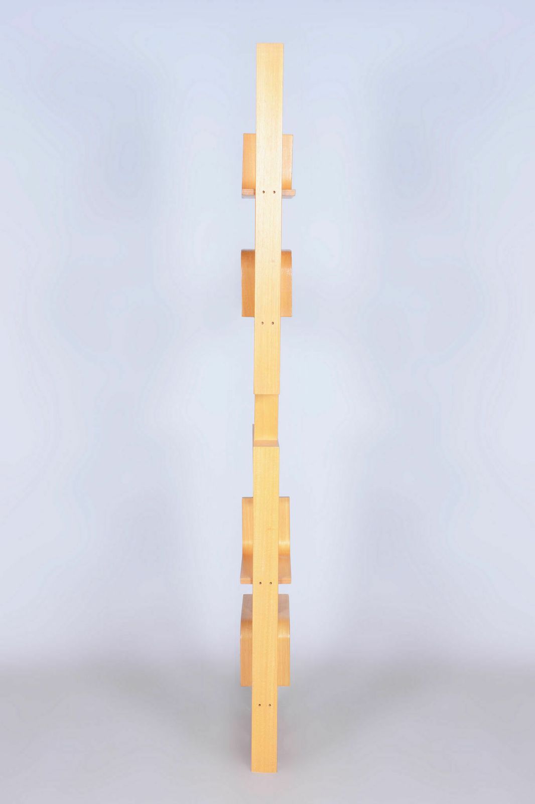 Restored Midcentury Pair Of Dividers, Maple, Ludvik Volak, Revived Polish, Czechia, 1960s photo furniture