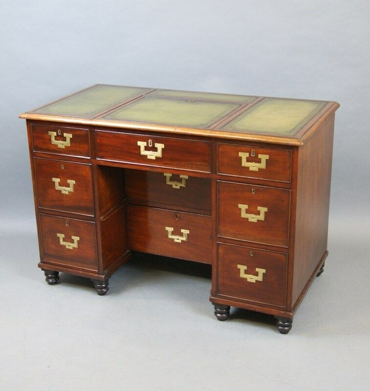 An Unusual Mid 19th Century Military Desk photo for sale