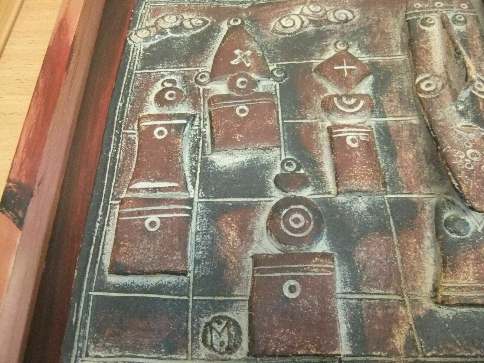 John Maltby King Queen And Chess Landscape Framed Plaque. photo for sale