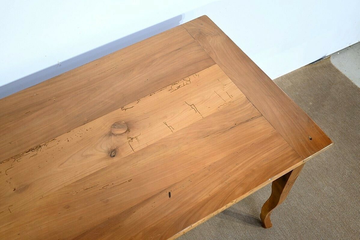 Farm Table In Blond Cherry, Louis XV Style – 2nd Part Of The 19th Century photo buy
