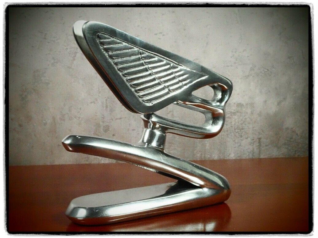 Bentley 1980 Decorative Art Sculpture – Polished Aluminum With Felt Base photo for sale
