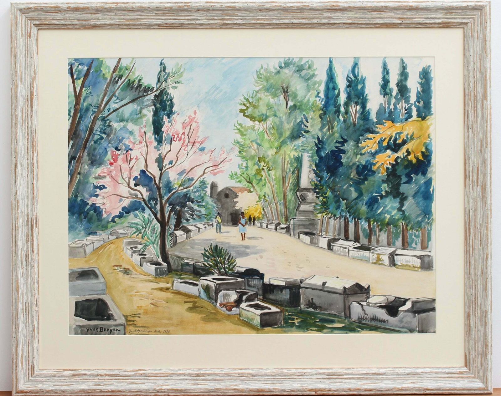 'Les Alyscamps Arles' By Yves Brayer (1977)