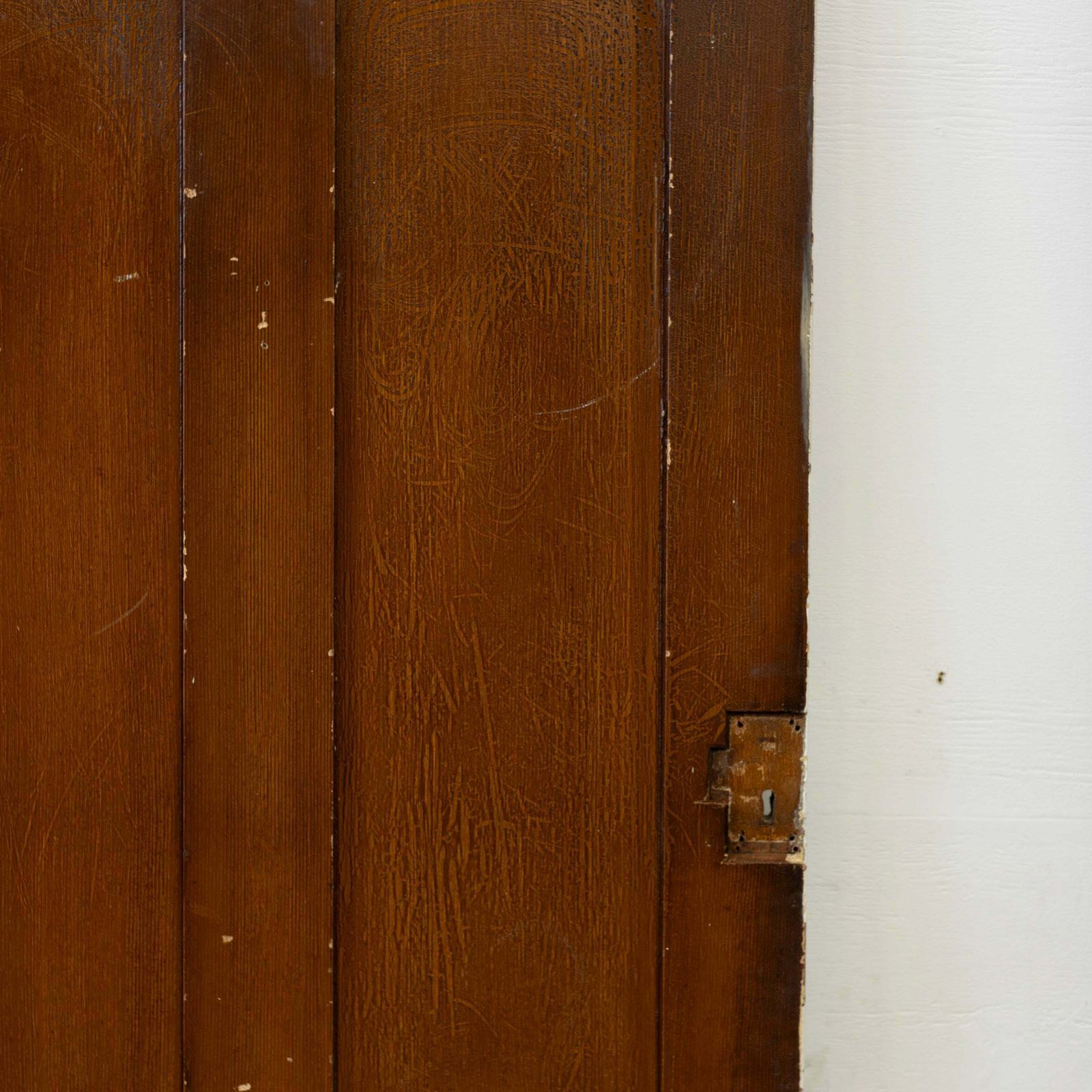 Antique Reclaimed Victorian 4 Panel Door   199cm X 80.5cm photo 210.0